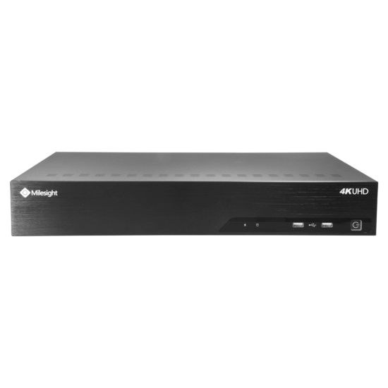 Milesight NVR Recorder MS-N8064-G voor 64 IP Camera's - 4K Resolutie met RAID