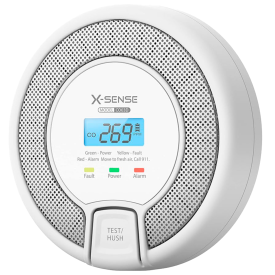 X-Sense CO03D-W Koolmonoxidemelder - Koppelbaar via RF voor 24 detectors
