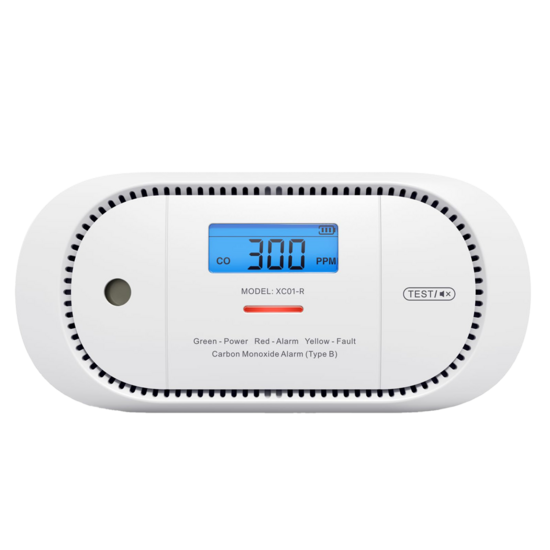 X-Sense XC01-R Koolmonoxidemelder met LCD-scherm en 5 jaar batterijduur