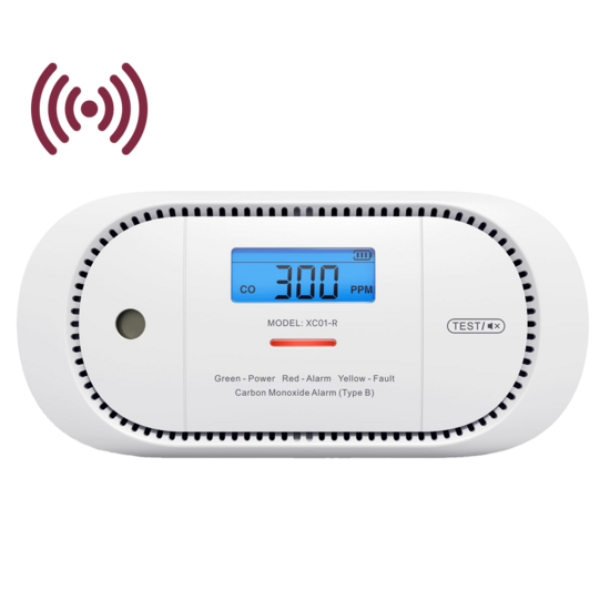X-Sense XC01-WR Koolmonoxidemelder - Koppelbaar via 868MHz voor extra veiligheid