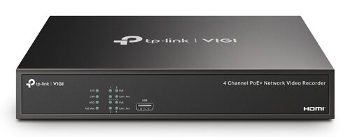 VIGI Netwerk Video Recorder NVR1004H-4P-2TB met 4 kanalen en PoE voor beveiliging