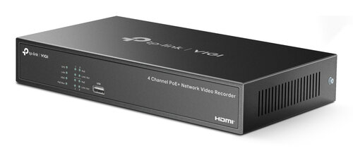 VIGI Netwerk Video Recorder NVR1004H-4P-2TB met 4 kanalen en PoE voor beveiliging