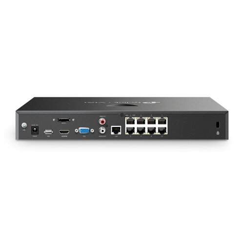 VIGI NVR2008H-8MP Netwerk Video Recorder met 8 Kanalen en PoE voor Camerabewaking