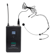 DSPPA Draadloze UHF Hoofdbandmicrofoon met Volumeregelaar voor D5815
