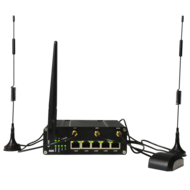 Milesight Industri&euml;le 4G LTE Router - Dual SIM, WiFi, GPS en 4x PoE+