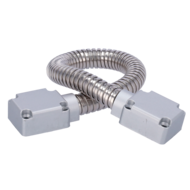 Safire deurtule 500 mm met 16 mm flexibele metalen buis