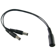 DC 12V Stroom Splitter - 1 naar 2 Voedingskabel voor Bewakingscamera's