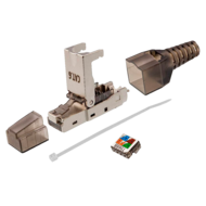 CON300-FTP6-TL RJ45 Cat6 Connector - Toolless Metalen Netwerkstekker