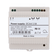 DIN-Rail Voeding 24V 2.5A - 60W Universele Adapter DC24V2A5-DIN-P
