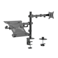 LDT66-C024ML Monitorarm en PC-houder - Bureauklem - 17-32 inch - Max 9 kg - VESA