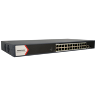 Hikvision Pro 26-poorts 370W PoE Cloud Switch voor Camerabewaking