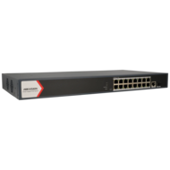 Hikvision Pro 18-Poort 230W Cloud Managed PoE Switch (16x PoE)