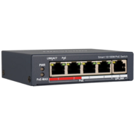 Hikvision Pro 5-poorts Cloud PoE Switch 60W Metaal IP Camera Accessoire