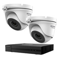 Hikvision Camerabewaking Set met 2 Full HD EXIR Dome Camera's - IP66 voor Buiten