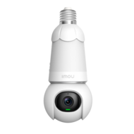 Imou Wifi bewakingscamera IPC-S6DP-3M0WEB-E27-IMOU met E27 aansluiting, PT, mic en luidspreker.