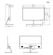 Dahua Full HD LED Monitor 21,5 inch 100Hz - voor Camerabewaking en Kantoor