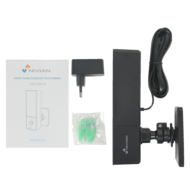 Nivian NVS-IPC-L2 buitenlamp WiFi camera 3 MP met bewegingsdetectie, IR nachtzicht, audio, Sd slot en op gratis app.