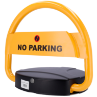 Parkeerbeugel Parkeerpaal met Automatische aandrijving, hoorbaar alarm, Afstandsbediening en Opbouwmontage.