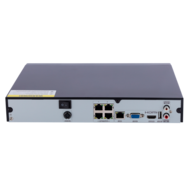 IP PoE 4MP netwerk UTP Safire Smart camerabewakingssysteem met 4 dome camera's.