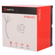 Safire Cat6 UTP Netwerkkabel 100 meter - 23 AWG voor IP Camerasystemen