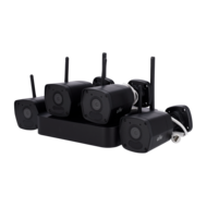 Uniview WiFi Camerasysteem 2MP Full HD met 4 Zwarte Bullet IP Camera's