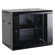 19 Inch Wandpatchkast 6U - 600x450mm Serverkast met Glazen Deur SPCC Staal