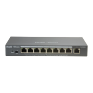 Managed PoE Switch Reyee RG-ES209GC-P - 8 Poorten 120W voor Camerabewaking