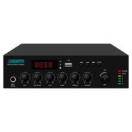 Mini Digitale Mengversterker 120W - 100V Versterker met Bluetooth, USB en FM