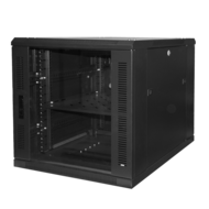 19 Inch Serverkast Vloermodel 12U - 800mm Diep met Ventilatoren en Stekkerdoos