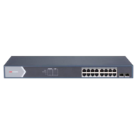 Hikvision Managed PoE Switch DS-3E1518P-SI - 16 Poorten - 225W