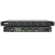 5-Kanaals Mengversterker - 5x60W - 100V en 4-16 Ohm - Met Volumeregeling