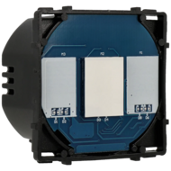 A-SMARTHOME Glazen Touch Lichtschakelaar - 1-Knops Inbouw - Zonder Blauwe Draad