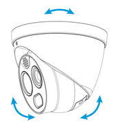 Dahua TPC-DF1241-B3F4-DW-S8 Thermische Eyeball Camera met 4MP Beveiliging en PoE