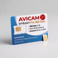 Avicam Pro 3GB Simkaart - IoT voor Video-intercom en Routers