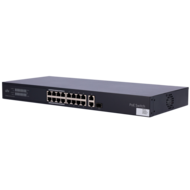 Uniview PoE Switch 16 Poorten 250W - UV-NSW3000-16T1GT1GC-POE-IN
