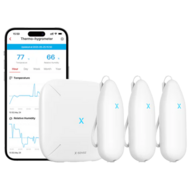 X-Sense STH54 Temperatuur- en Vochtigheidssensor Kit met SBS50 Gateway - 3 stuks