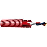 MARCA BLANCA Brandwerende Kabel 2x1mm2 in Buis - 100m Rol voor Brandbeveiliging