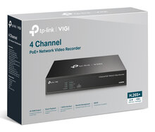 VIGI Netwerk Video Recorder NVR1004H-4P-2TB met 4 kanalen en PoE voor beveiliging