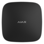Alarmzentrale des Ajax Hub-Sicherheitssystems, erweiterbar mit max. 100 verschiedenen Sicherheits- und Kontrollkomponenten.