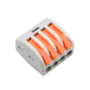 Wago lasklem 4 voudig 0,08 m&sup2;~ 4 mm&sup2;
