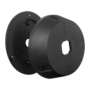 Universelle Schwarze Anschlussbox f&uuml;r Dome- und Turret &Uuml;berwachungskameras.