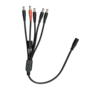 CCVTV DC 12V Stroom Splitter - 1 naar 5 DC Voedingskabel voor Camerabewaking