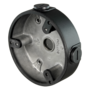 Dahua aansluitdoos 122 mm aluminium voor domecamera's zwart