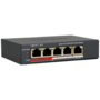 Hikvision Pro 5-poorts Cloud Switch met 4 PoE-poorten en 300m Bereik