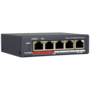 Hikvision Pro 5-poorts Cloud PoE Switch 60W Metaal IP Camera Accessoire