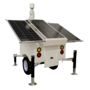 Safire Mobiele CCTV Trailer met 360W Zonnepanelen en 2520Wh LiFePo Batterij