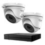 Hikvision Camerabewaking Set met 2 Full HD EXIR Dome Camera's - IP66 voor Buiten