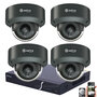 Safire Smart IP PoE Cameraset 4MP - Vandaalbestendig met 4 Dome Camera's