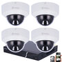 Safire Smart IP PoE Camerabewakingssysteem 4MP - Met 4 Dome Camera's