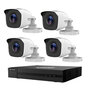 Hikvision Camerabewaking Set met 4 5MP Bullet Camera's - 20m IR voor Buiten
